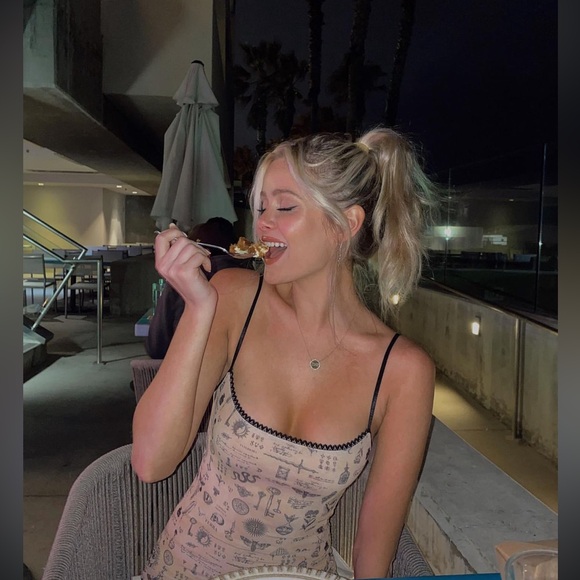 NWT Princess Polly Mystery Mini Spaghetti Strap Mesh Lined Dress Key Snake Print - Picture 2 of 8